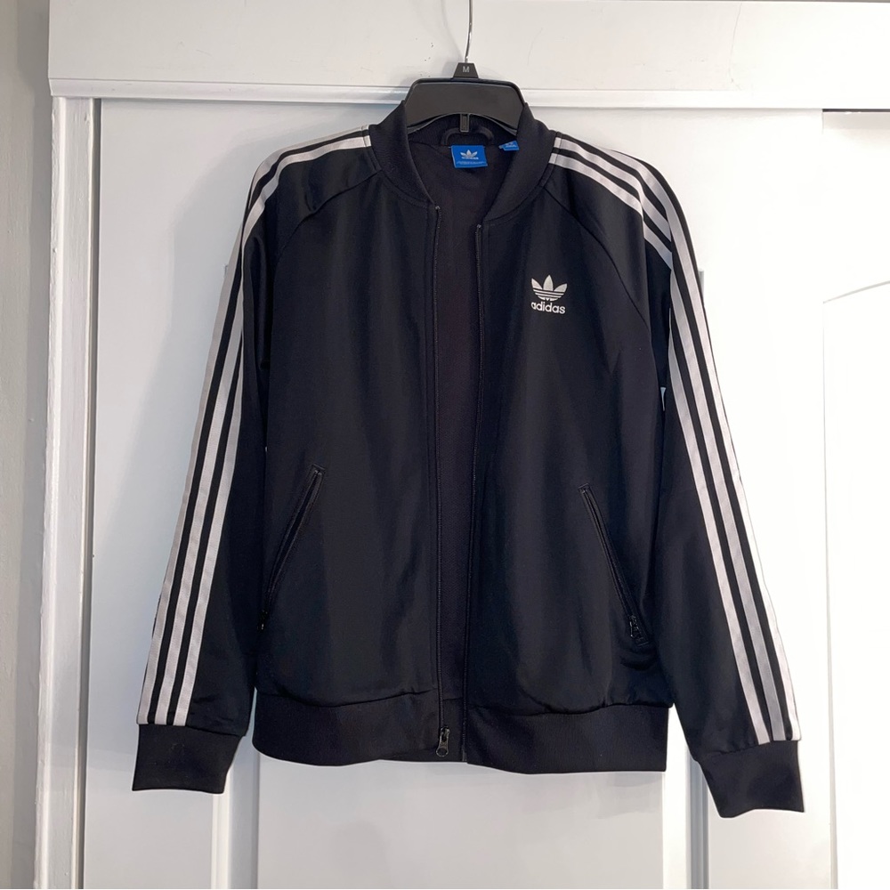 Adidas zip up track jacket